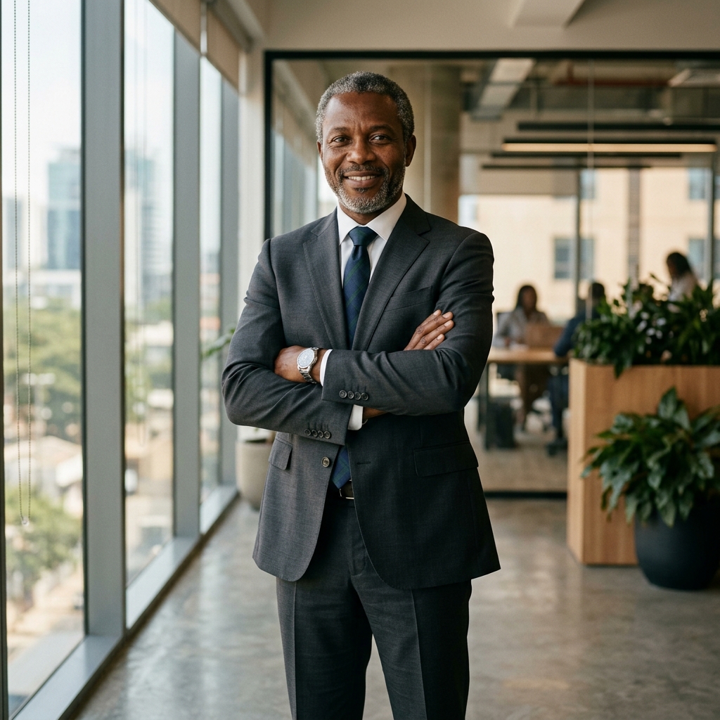 Portrait of Dr. Kelvin Ovuo, Director